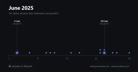 June 2025: Codegarden filled the roadmap and Umbraco 10 ran out of free patches